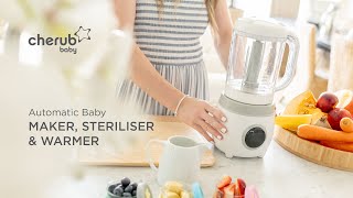 Automatic Baby Food Maker, Steriliser & Warmer