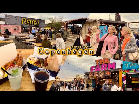 Reffen Street Food Copenhagen Denmark 2023 | 4K Walk #Refshaleøen