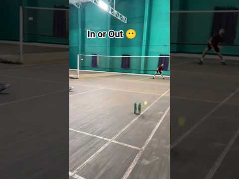 can you tell In or Out ?🤔🏸#badminton #ytshorts #subscribe