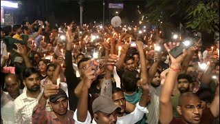 UPPSC Students Hold Candle March in Prayagraj | Protest Outside UPPSC Office | News9