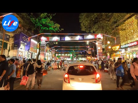 Driving in Thane 7: Station Area During Diwali | IN 4K 60fps