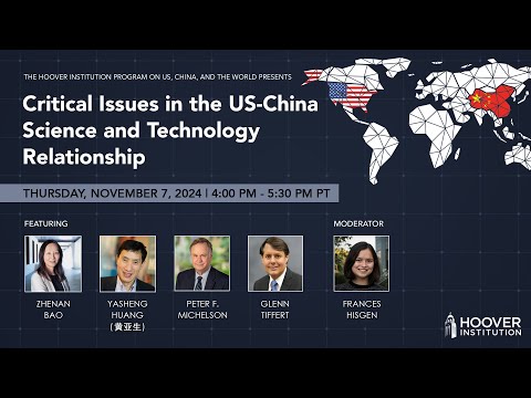 Critical Issues In The US-China Science And Technology Relationship