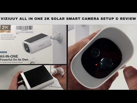 Viziuuy All In One 2K Solar Smart Camera Setup & Review