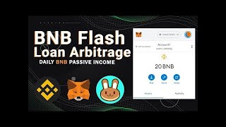 Earn crypto with BNB BSC Smart Chain using PancakeSwap Flashloans Arbitrage