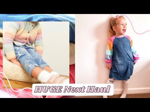 HUGE BABY AND TODDLER NEXT HAUL | GIRLS FASHION | MOM OF TWO