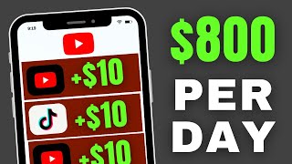 How To Make Money Online From Watching YouTube And Tik Tok Video: $800 a Day