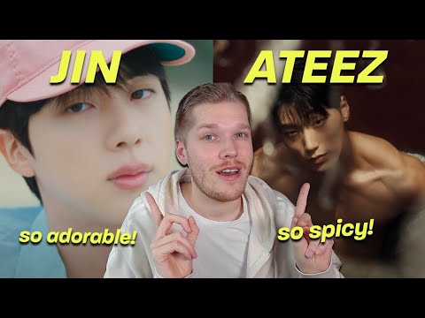 JIN - Running Wild | ATEEZ - Ice On My Teeth - reaction by german k-pop fan