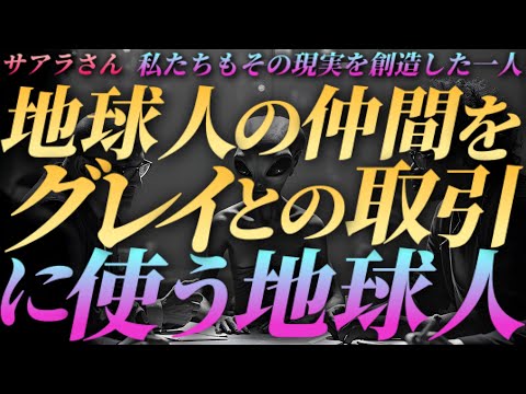 【サアラさん】地球人の仲間をグレイとの取引に使う地球人～私たちもその現実を創造した一人