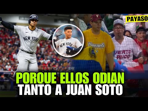 PORQUE ODIAN TANTO A JUAN SOTO? EL PELOTERO MÁS ODIADO POR MEXICANOS, VENEZOLANOS Y BORICUAS - MLB