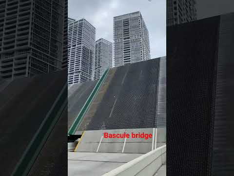 열리는 다리 #Bascule bridge in Miani 햄버거를 사러 간 아빠가 갑자기 도로가 열려 한참을 기다렸다는 썰😅