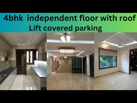 4bhk super luxurious independent floor with lift covered parking indirapuram,gzb ☎️ 8851646579