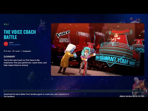 THE VOICE Coach Battle - Quests 20/20 EP 48/48 Walkthrough Gameplay The Sandbox Alpha Season 4