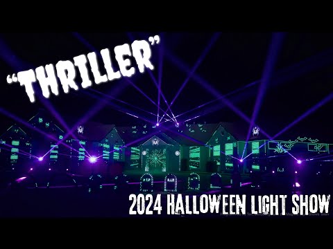 2024 Halloween Light Show Part 5 - Michael Jackson "Thriller"