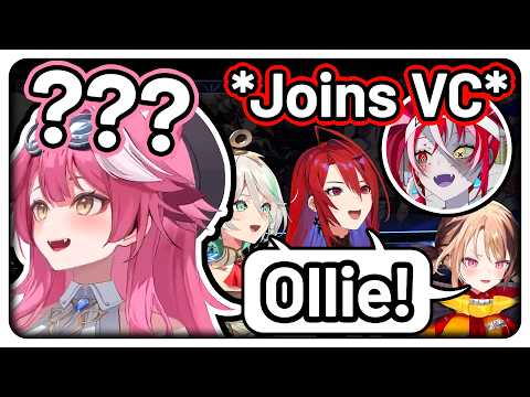 Raora is too PON to notice Ollie joined their VC and her reaction is so cute 【Hololive EN & ID】