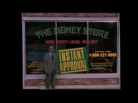 1983 The Money Store "Phil Rizzuto - You need it in a hurry" TV Commercial