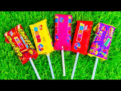 Some popular Candies in the World | New Milk Bottle | mini Cooking | Ice Cream Pop It | Asmr Coca