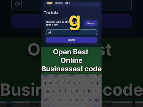 Open Best Online Businesses Tapswap code Tapswap Open Best Online Businesses code Tapswap code today