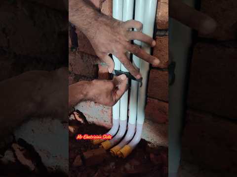 electrical wall piping house wiring #youtubeshorts #shorts