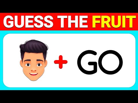 Can you Guess the FRUIT by emojis? 🍎🍌 | Emoji Quiz