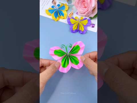 paper se titali kaise banaen | how to make butterfly with paper se kya kya banaa sakte hain #shorts