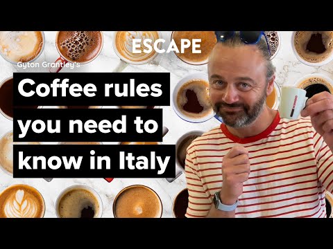 Gyton Grantley's coffee rules you need to know when in Italy