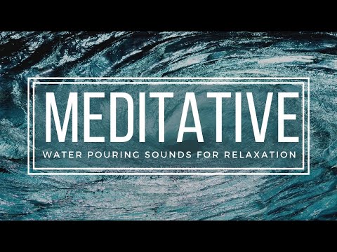 Water Pouring Sound Meditative ASMR - 10 Hours Pouring Water into Glass HD