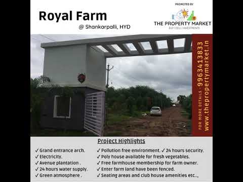 Farm land plot for sale in shankarpalli hyderabad