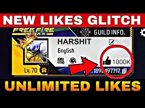 Free Fire Main Unlimited Likes kaise Badhaye | How to Increase Likes in Free Fire || Harshit Gaming