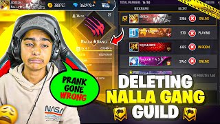 Finally Deleting Nalla Gang Guild 😭 सब खत्म होगया - Free Fire Max