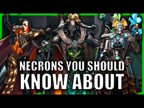 5 Obscure But Amazing Necron Characters | Warhammer 40k Lore