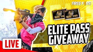 [ Live ]100 FREE FIRE SEASON 37 Elite Pass Giveaway 😍🔥आजाओ सारे !! 2 Million Special💓