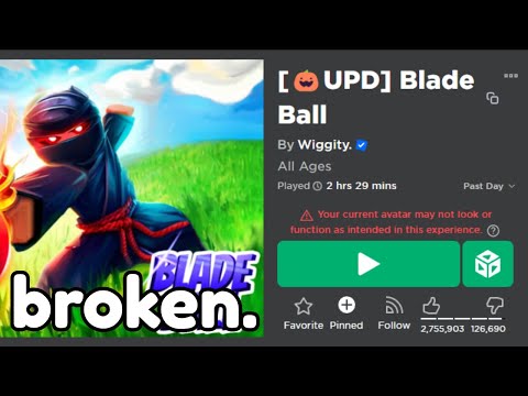 The Problems With The NEW Halloween Update In Roblox Blade Ball..