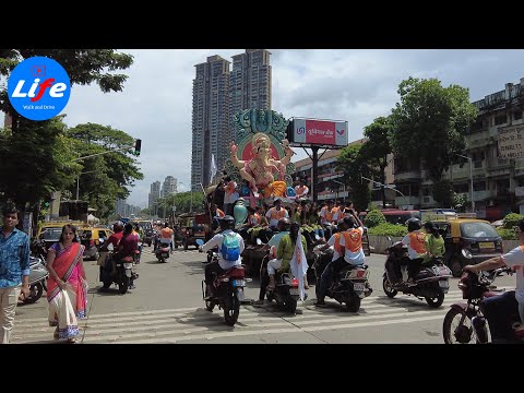 4K Walk in Dadar - Sakinaka Cha Maharaja Agaman 2023 - Mumbai Ganesh Festival 2023