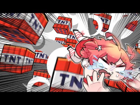 【手描き】TNTトラップで最高のポンをやらかす さくらみこ【こまいぬ/切り抜き/hololive/マインクラフト】