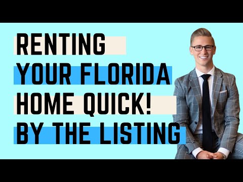 Renting Your Florida Home Quick! by Orlando Property Manager