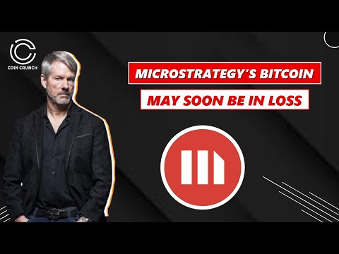 MicroStrategy’s Bitcoin may soon be in loss #shorts #news