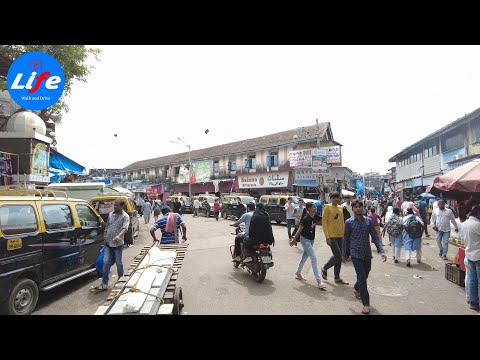 Ride in Dharavi Mumbai - Dharavi Main Road - 4K