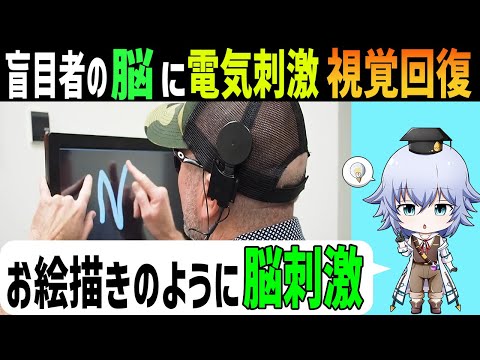 感覚入力型BMI!! 脳に電気刺激を与えて盲目患者が視覚を回復!? [Rue]