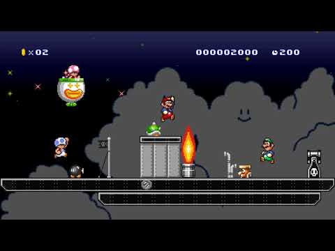 [16BIT] Airship Theme (Super Mario Bros.) - Super Mario Maker