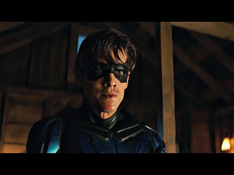 Nightwing vs Redhood Fight | Titans 3x04 "Blackfire" Scene