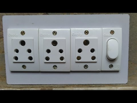 3 socket 1 Switch connection, 3 5 pin socket 1 switch connection