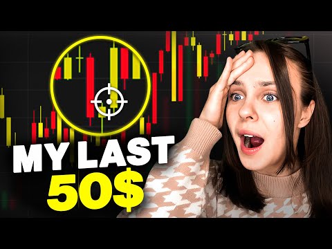 🔵Trading last $50 Best Binary Options Strategy | Pocket Option Beginner Tutorial | Live Trading 2024