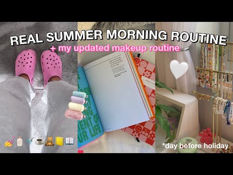 my REAL summer morning routine