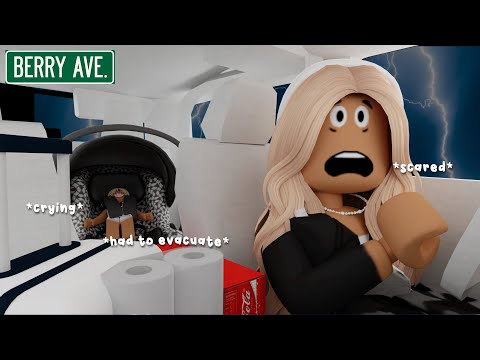 MASSIVE HURRICANE HIT MY APARTMENT.. | Roblox Berry Avenue Roleplay