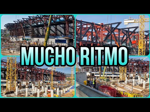 🔴OBRAS CAMP NOU (25 de Septiembre)⚠️Mucha actividad  en todo el estadio