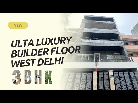 Ultra Luxury Builder Floor in Vikaspuri | 3 BHK 192 SQYD FOR SALE NEAR BY DISTRICT PARK |