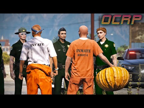 Escaped Prisoner Costume Party in GTA RP | OCRP