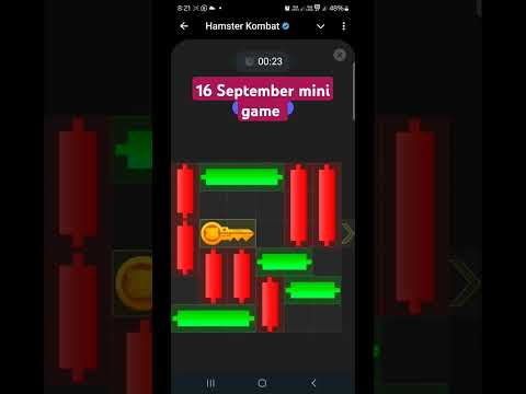 16 September mini game #hamsterkombat