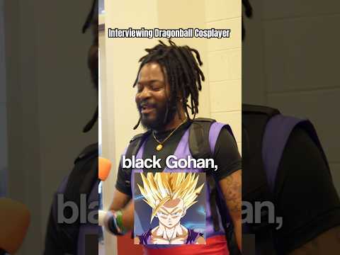 INTERVIEWING DRAGONBALL COSPLAYER #dragonball #dragonballz #gohan