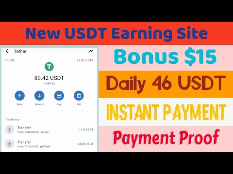 20$ USDT Free | New Best Earning Site 2023 | Usdt Mining Site | Investment Site